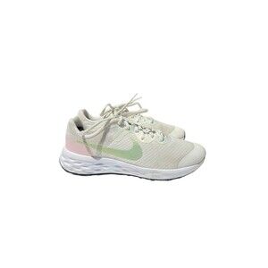 Nike Revolution 6 Running Shoes Youth 4Y Women’s 6 Black White Sneakers